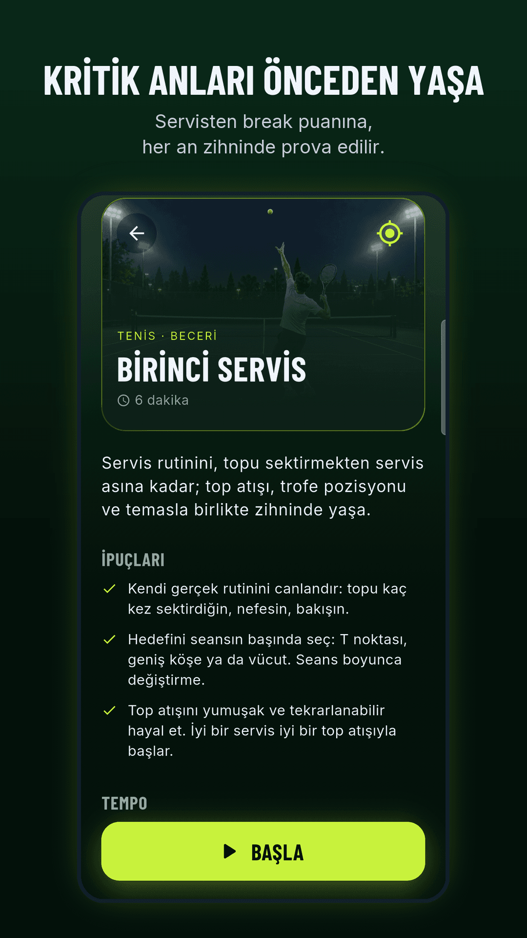 Seans sonu değerlendirme